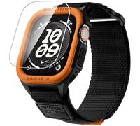 Bandletic Custodia con Cinturino Compatibile con Apple Watch Ultra 3 2 1, Resistente Nylon Sport Cinturino et Robusto Coque Protettiva per iWatch Ultra 3 2 1 49mm Donne Uomini