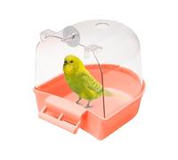 Bañera Pájaros - Tubo Baño Jaula Externa | Accesorio Para Loros, Periquitos, Canarios, Conures, Mynas, Ducha Jaula, Higiene Cuidado Mascotas Aves Divertido