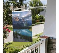 Banff - Bandiera del Parco Nazionale 60 x 90 cm, per esterni e interni, primavera, estate, autunno, inverno, bandiere da giardino con occhiello, verticali su entrambi i lati, bandiere per feste per