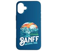 Banff National Park Lake Louise Canada Vintage Graphic Custodia per iPhone 16 Plus