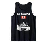 Banff National Park Souvenir Montagne Rocciose Bandiera Canada Canotta