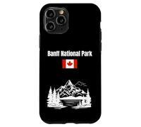 Banff National Park souvenir Montagne Rocciose bandiera Canada Custodia per iPhone 11 Pro