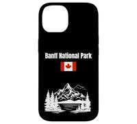 Banff National Park souvenir Montagne Rocciose bandiera Canada Custodia per iPhone 14