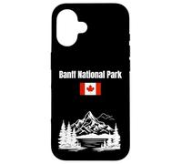 Banff National Park souvenir Montagne Rocciose bandiera Canada Custodia per iPhone 16