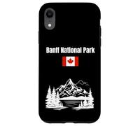 Banff National Park souvenir Montagne Rocciose bandiera Canada Custodia per iPhone XR