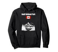 Banff National Park souvenir Montagne Rocciose bandiera Canada Felpa con Cappuccio