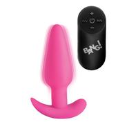 Bang! BANG! - Plug Anale Vibrante con Telecomando - Rosa