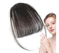 Bang Clip in capelli veri, bang clip in extension per capelli - Estensioni francesi pony clip per capelli, frange di colore naturale, eleganti extension per capelli con frangia ordinata