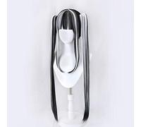 BanG Dream! RAISE A SUILEN RAS PAREO Parrucche Cosplay Nyubara Reona Capelli lisci sintetici Gioco per capelli Parrucca da party Claw Clip Coda di cavallo Nero Bianco