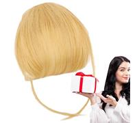 Bang Extensions Clip Human - French Bangs Extensions, Natural Colour Neat
