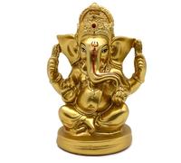 BangBangDa Handmade Signore Ganesha Figurine Scultura Elefante Dio indù Pooja Diwali Regali Indiano Concept Regali 6.5 L X 8.5 W X 13 H CM (5.2 inch High) Antique Copper