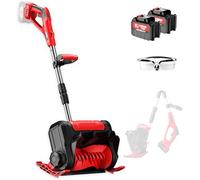 BANGBANGJI Pala da Neve elettrica compatta, spazzaneve Senza Fili, Batteria da 20 V e 4,5 Ah, sgombero 12 x 7 Pollici, Lancio Massimo di 26 Piedi, Leggero 10 libbre per Patio e marciapiede