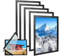 Bangbobi 5 Cornici Magnetiche A4 - Cornice Foto Magnetica, 5 Pezzi, PVC Multicolore, Autoadesiva