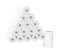 Bangbobi Carta Termica 57mm x 30mm, 16 Rotoli Termici, Bianca, Glossy, 1600 Fogli, Compatibile con Mini Stampanti e Fotocamere Istantanee