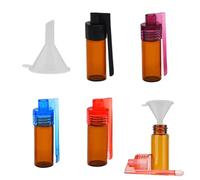 Bangbobi Dosatore per tabacco da fiuto, set da 4 pezzi per campeggio con imbuto, dosatore impermeabile per spezie, dosatore per coca, cucina, viaggi (51 mm)