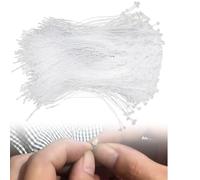 Bangbobi Fili di Sicurezza per Etichette e cartellini dei Prezzi - 1000 Fili di Sicurezza Trasparenti, Senza Pistola per etichettatura, per Abbigliamento e mercatini delle pulci