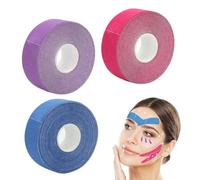 Bangbobi Nastro Antirughe per Il Viso, Fascia Miofasciale Lifting in Cotone ed Elastan, Multifunzionale per Fronte, Rughe e Doppio Mento, 3 Pezzi