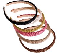 Bangbobi - Set da 6 Fascie per Capelli Moda Donna, Bandeau Sottili Eleganti e Versatili per Tutti i Giorni e Occasioni Speciali