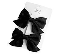 Bangbobi Set di 2 Fermagli per Capelli a Forma di Fiocco - Il Regalo Perfetto per Le Donne per Natale, Halloween, Carnevale, Matrimoni, Compleanni