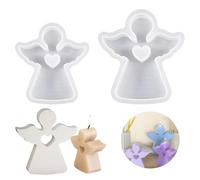 Bangbobi Stampi in Silicone per Angeli, Riutilizzabili, Forma Angelo, 2 Pezzi