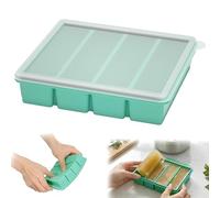 Bangbobi Stampo in Silicone per congelatore con Coperchio - souper Cubes Meal Prep Stampo per cubetti di Ghiaccio Contenitore per congelatore - Silicone Senza BPA, impilabile