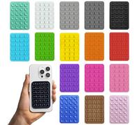 Bangbobi Ventosa per Cellulare, Set da 16 Ventose in Silicone per Tutti i Modelli di Cellulare, Supporto Antiscivolo per Cellulare per Selfie e Video, Mani libere, 16 Colori