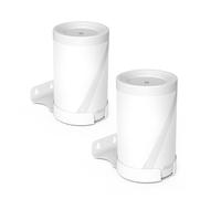 Bangcheer Supporto da parete per TP-Link Deco BE63/BE65/BE67/BE68/BE10000/BE11000/BE14000 Mesh Wi-Fi 7, salvaspazio in lega di alluminio, staffa da appendere alla parete con rack per cavi (bianco, 2