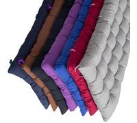 BangDon Cuscino per panca per sedie a sdraio e sdraio, spesso, per sedie a sdraio da giardino, antiscivolo, di ricambio, 90 x 40 cm, viola