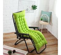 BangDon Cuscino per sedia a sdraio in stile classico, confortevole, spesso, imbottito, per sedia a dondolo da giardino, per ufficio, Tatmi, nuoto e piscina (verde, 120 x 45 cm)