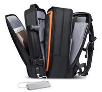 BANGE 35L Travel Backpacks,Weekender Expandable Carry-On Backpack for Airplanes, Waterproof 17.3 inch Laptop Backpack for Men and Women