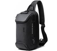 Bange Sling Bag, borsa a tracolla impermeabile da uomo, borsa a tracolla, zaino a tracolla da uomo, zaino a tracolla, taglia M, Giallo, M, Casual