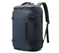 BANGE Zaino da viaggio da 40 litri con scomparto per scarpe, Blu, Large, Zaino