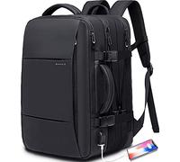 BANGE Zaino da viaggio per uomo e donna, nero, 35L(expansion), Zaini Daypack