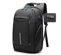 BANGE Zaino da viaggio, zaino antifurto per computer portatile adatto per 15,6 pollici, Nero (aggiornamento), Medium, Portatile