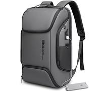 BANGE - Zaino intelligente per computer portatile, da lavoro, può contenere un computer portatile da 15,6", zaino da viaggio unisex, Grigio, Large