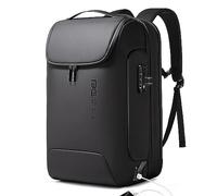 BANGE Zaino Tech per computer portatile per uomo e donna, nero, one pocket, Minimalista