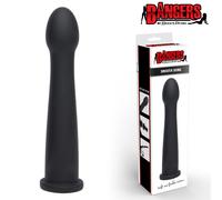 Bangers Smooth Dong Easy-Lock Dildo Nero Flessibile in Silicone Morbido e Liscio