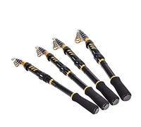 BANGHA Canna da Pesca,Canna da Pesca Spinning 1 Pz 7-10 Sezioni Canna da Pesca telescopica Mini Portatile di filatura Pesce Carbon Fishing Tackle Sea Rod Ocean Canna da Pesca Polo 1.8-1.9mm(2.4 m)