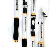 BANGHA Canna da Pesca,Canna da Pesca Spinning 2.1M -3.6M Carp Fishing Rod telescopica in Fibra di Carbonio Canna da Pesca Canna da Pesca(White,3.6 m)