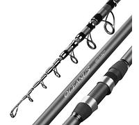 BANGHA Canna da Pesca,Canna da Pesca Spinning 2.7m-5.4m Canna da Pesca Asta da Pesca Ultra-Light distanze da Lancio a palo Lunghi sezioni telescopiche da Pesca da Pesca Attrezzatura da Pesca(3.9M)