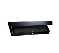 BANGHA Mensola Cassaforte Segreta Mensola con scomparto segreto, mensola galleggiante nascosta, mensole galleggianti cassetto, for soggiorno o ufficio(Black)