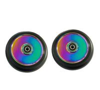 BANGHA Ruote Monopattino Freestyle Freestyle 100mm PRO Stunt Scooter Wheels Glittering Accessories Aluminum Alloy Hollow Core Wheel Scooters Part