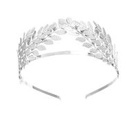 BANGHA Tiara Elfica,Diadema Donna Forcine for Capelli a Forma di Foglia, Corona, Tiara, Fascia for Capelli, Accessori for Capelli da Donna, Copricapo da Sposa, Gioielli da Sposa(Antique Gold Plated)