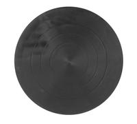 BANGHA Tornio per Ceramica,Tornio Ceramica 2 Pezzi da 30 cm, Piattaforma for Modellare Il tornio vasaio, Girevole for scolpire Modelli, Strumenti for la Scultura in Argilla, Nero