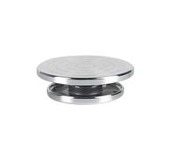 BANGHA Tornio per Ceramica,Tornio Ceramica Piatto Girevole in Acciaio Inossidabile da 11-25 cm, Accessori for stampi in Ceramica, Argilla e Artigianato, Doppia Faccia(30CM)