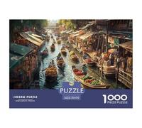 Bangkok Mekong River 1000 Pezzi Puzzle Difficile Regalo Per Gli Amanti Dei Per Adulti Confezione Di Alta Qualità Sfide Extra Divertenti Intrattenimento Creativo 70x50cm/1000pcs