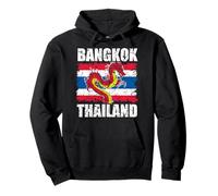 Bangkok, Thailandia, bandiera del drago tailandese Felpa con Cappuccio
