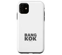 Bangkok Thailandia Mappa Tipografia Viaggio Urbano Tee Custodia per iPhone 11