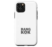 Bangkok Thailandia Mappa Tipografia Viaggio Urbano Tee Custodia per iPhone 11 Pro