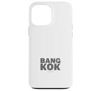 Bangkok Thailandia Mappa Tipografia Viaggio Urbano Tee Custodia per iPhone 13 Pro Max